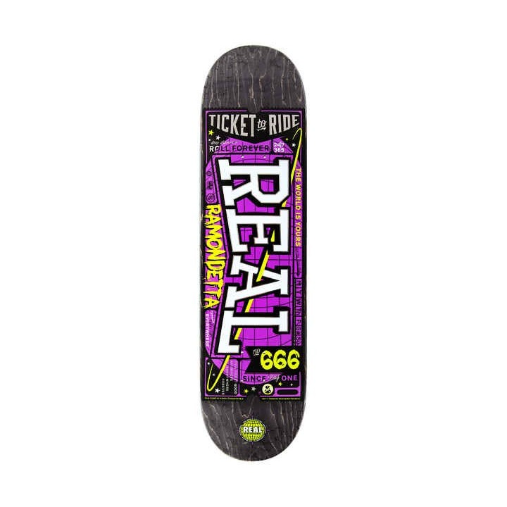 Skateboard Real Ramondetta ticket to ride 8.06
