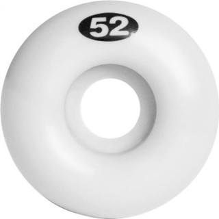 Roues de skate naked blanches