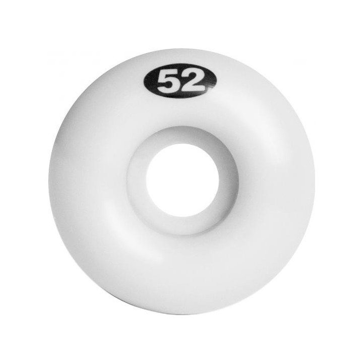 Roues de skate naked blanches