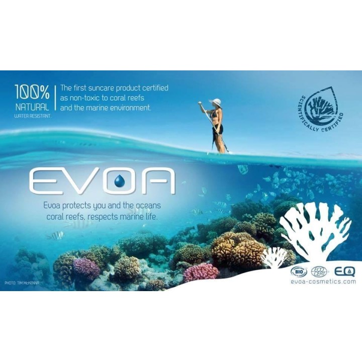 Stick solaire EQ Evoa Visage Bleu SPF 50+ - Protection solaire