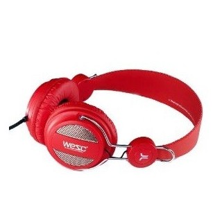 WESC OBOE white pink headphones