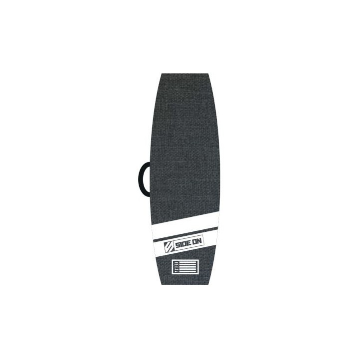 Housse Side on twin tip kite bag flat