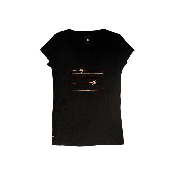 T-Shirt Femme Manera Lines Black 2021