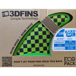 Ailerons Thruster 3DFINS FCS1 grenn Checker