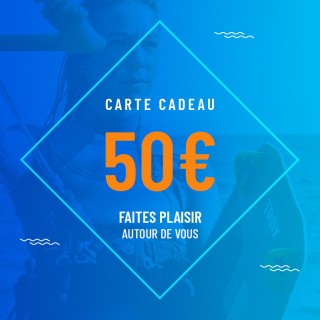 Bon cadeau 50€ Valable sur tout le site KiteSpirit