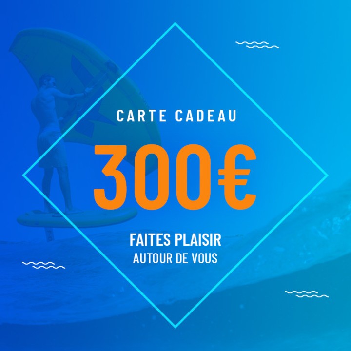 Bon cadeau 300€ Valable sur tout le site KiteSpirit