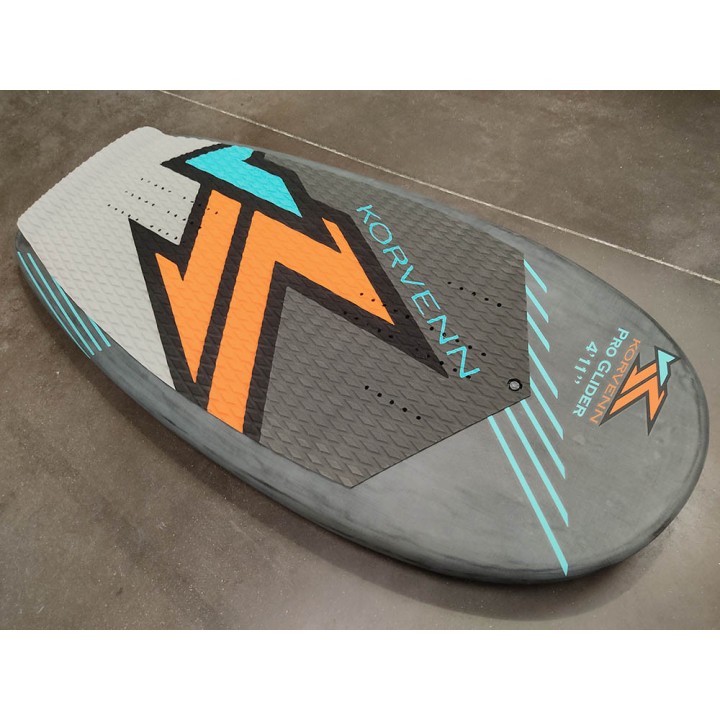 Planche de wing foil et de sup foil Korvenn Pro Glider carbon grise