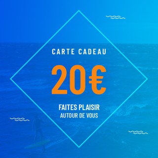 Bon cadeau 20€ Valable sur tout le site KiteSpirit