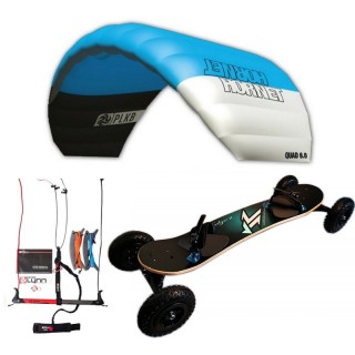Pack mountainboard parfait pour débuter et progresser en kite MTB