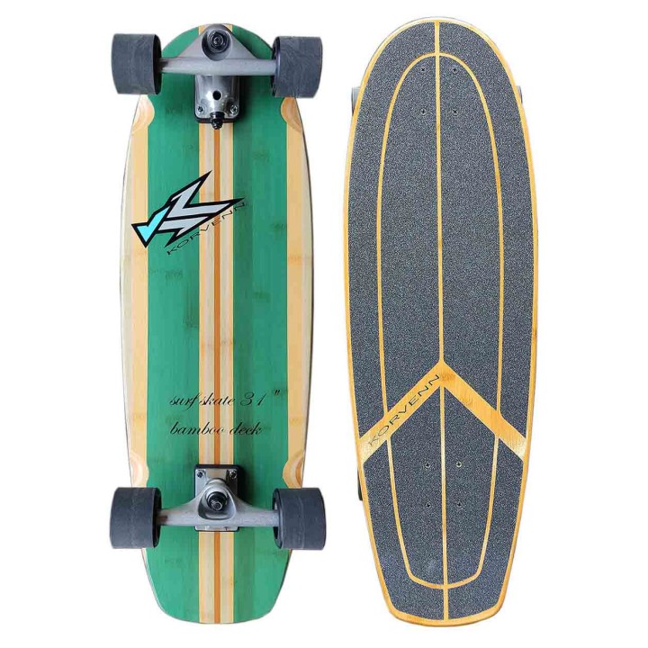 Surf Skate complet Korvenn bamboo serie 31"