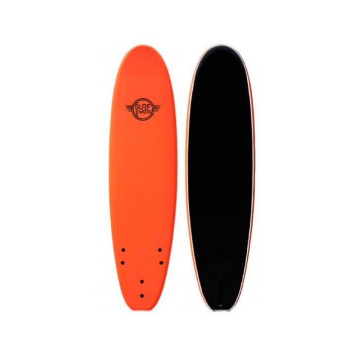 Surf en mousse Surfworks base Mini Malibu orange