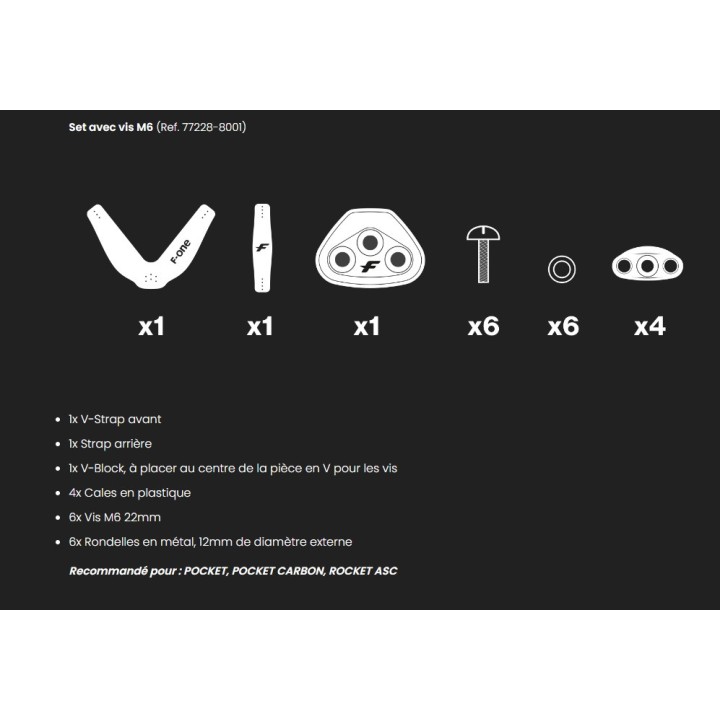 V-Strap F-one Foilboard