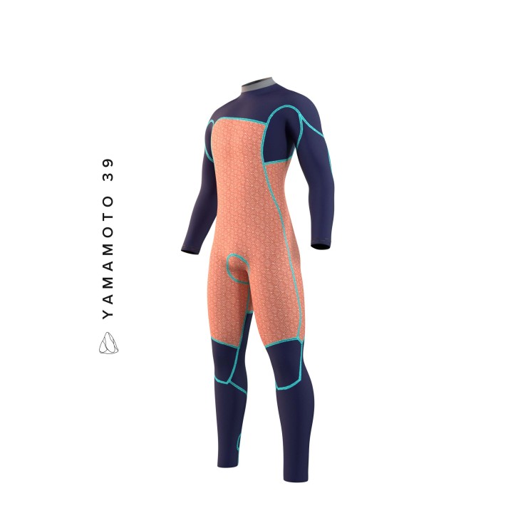 Combinaison Mystic Majestic Front Zip 5/4mm Night Blue 2023