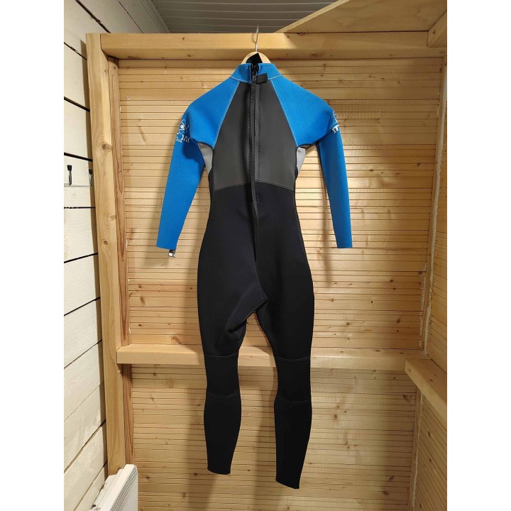 Combinaison Alder Atomic 3/2 back zip bleu