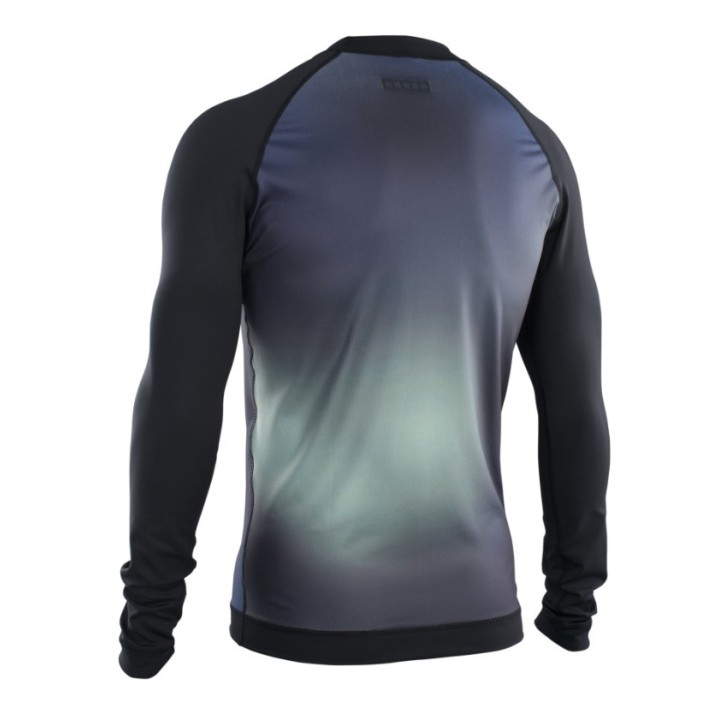 Top ION Lycra Rashguard Maze LS manches Longues Blue Gradient