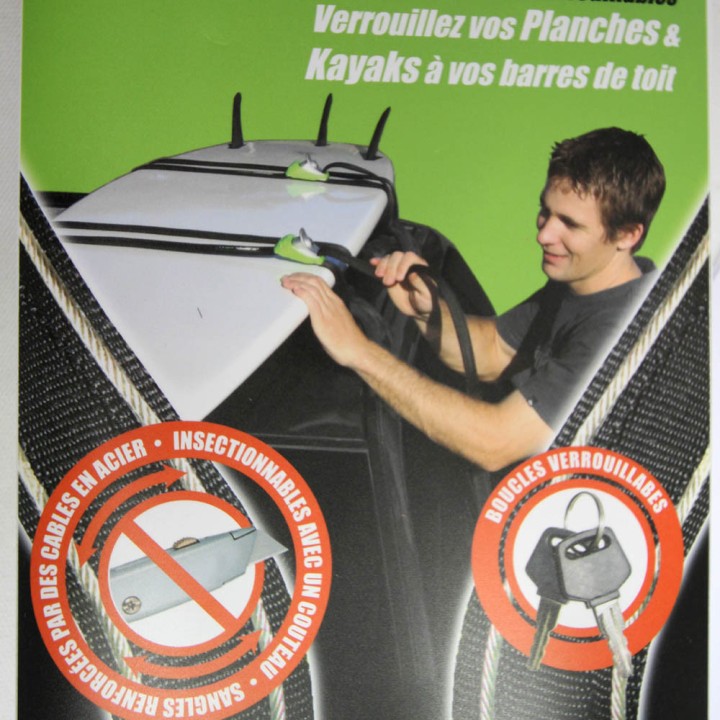Sangles de barres de toit Kanulock