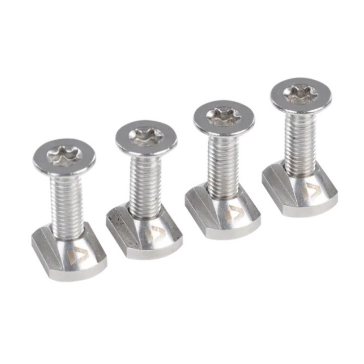 Foil Track Nut Duotone inox M8 + Visserie M8 x 30 mm (4pcs)