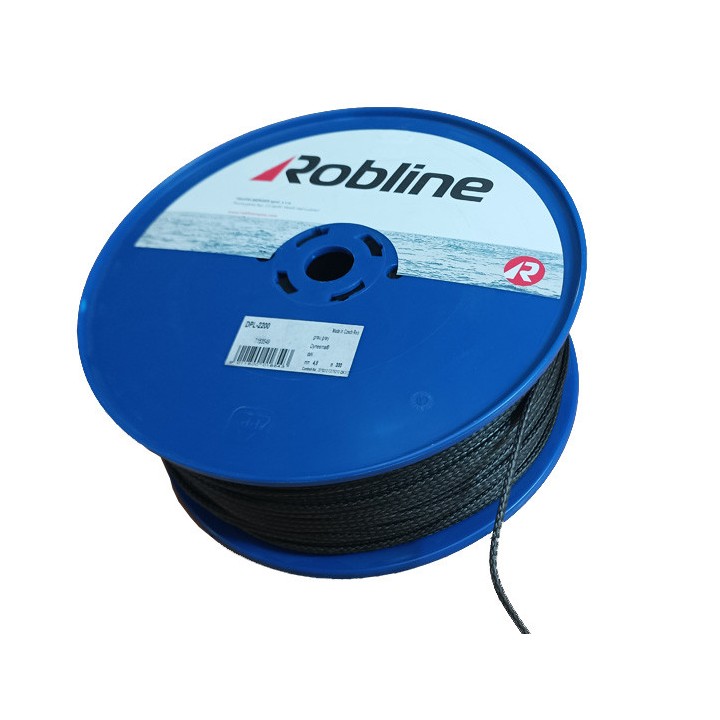 Ligne dyneema Robline grise 4.8mm pour bordé choqué au mètre
