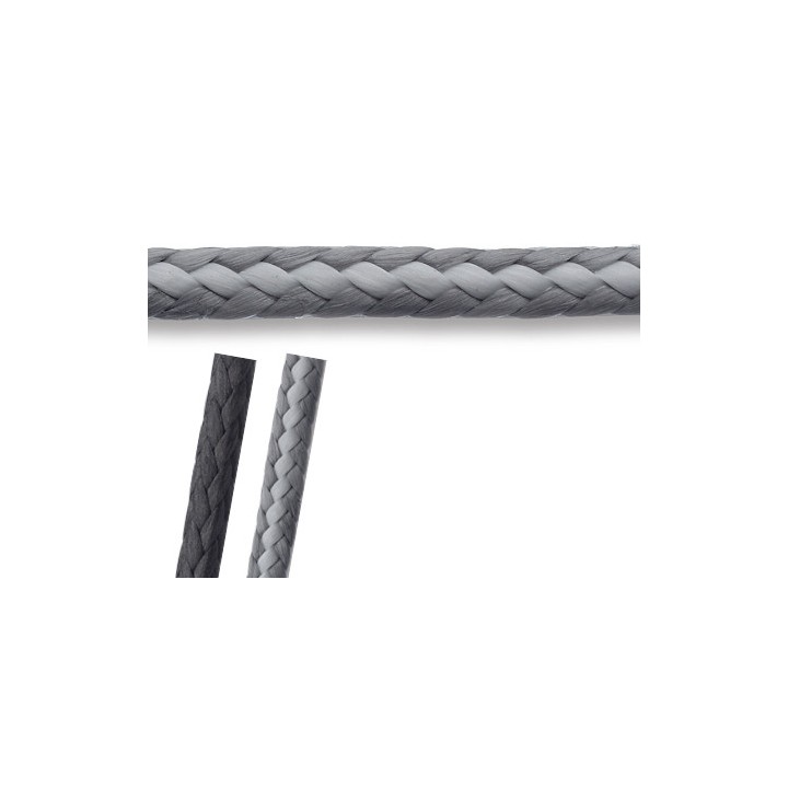 Ligne dyneema Robline grise 4.8mm pour bordé choqué au mètre
