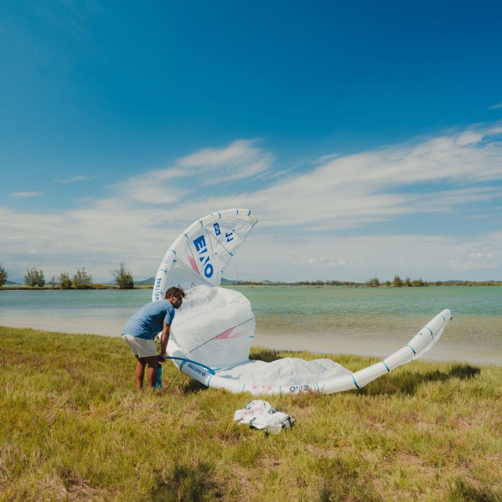 Duotone Evo SLS concept blue 2025 - Aile de kitesurf