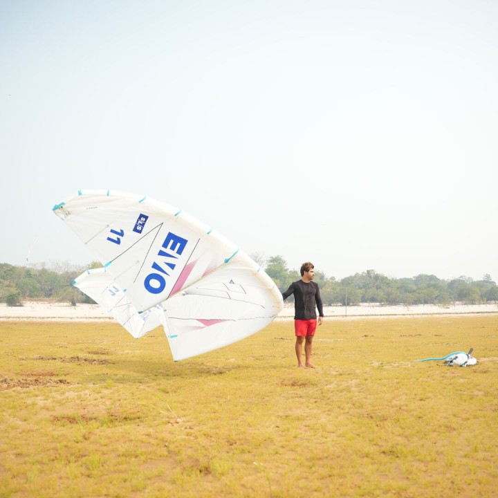 Duotone Evo SLS concept blue 2025 - Aile de kitesurf