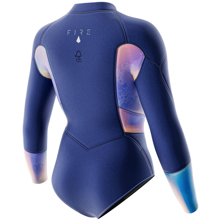 Prolimit Fire sunset shorty front V-zip 2/2  - combinaison femme