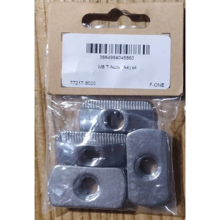 M8 T-Nuts (A4) X 4 - Pièces détachées foil