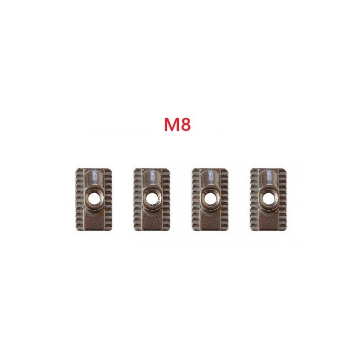 Foil Track nuts F-one M8 (4 pcs)