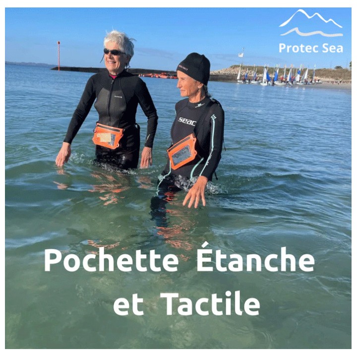 Pochette étanche tactile IPX6 Protec Sea - pochette étanche