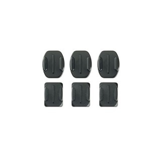 curved and flat adhesive GoPro  mounts