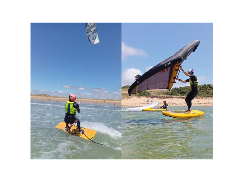 Prendre des cours de kitesurf ou wingfoil ?
